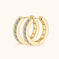 Moissanite Dainty Hoop Earrings Zahara