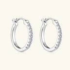 Moissanite Dainty Hoop Earrings Amara