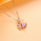 Pink Moon necklace