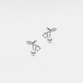 Pearl Cherry Stud Earrings