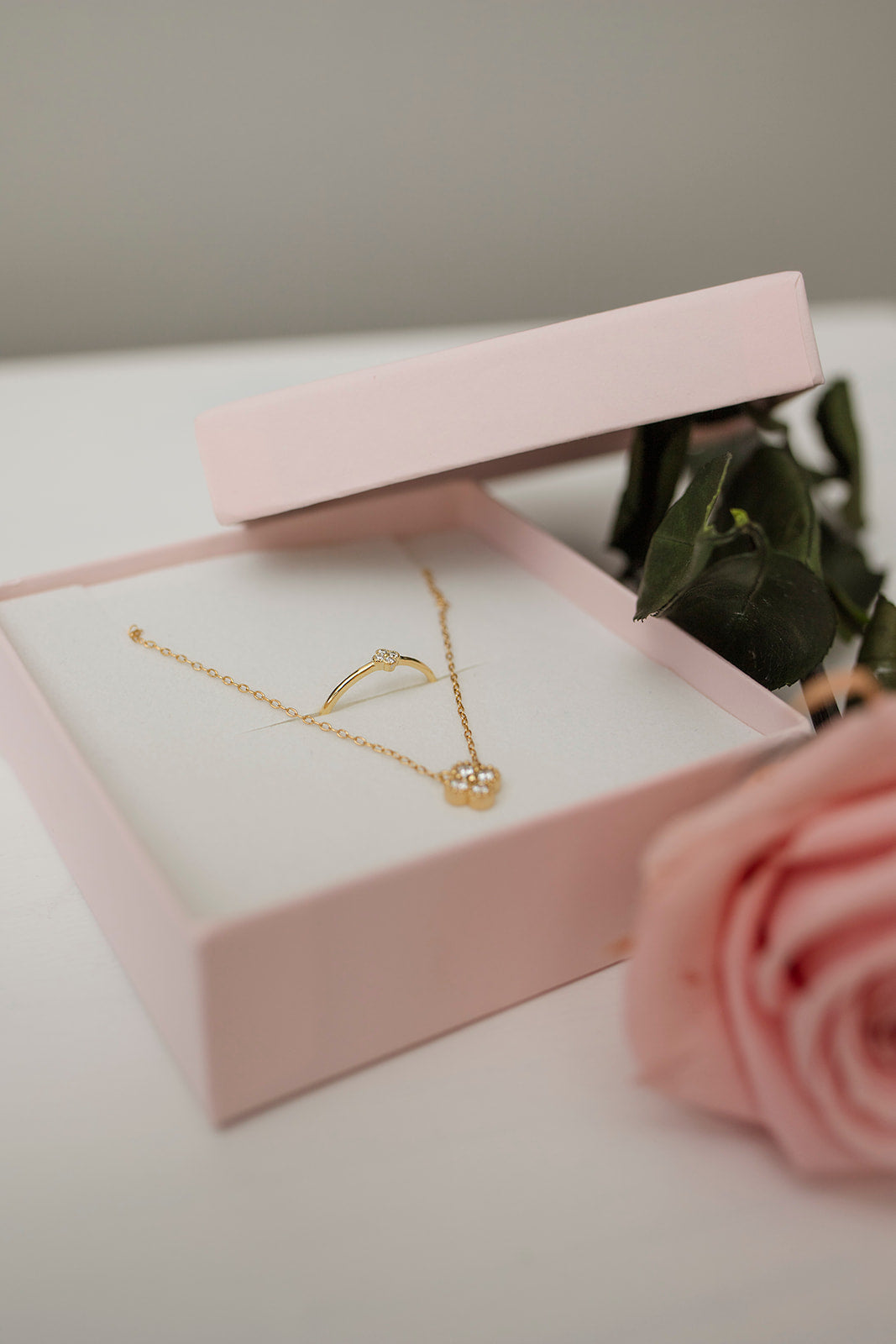 Minimalist Gold-Plated Clover Ring