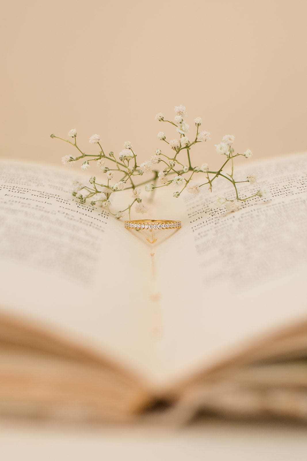 Slim Sterling Silver Ring with Zircons