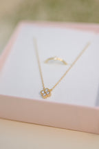 Delicate Clover Pendant Necklace