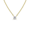 Dainty Single Stone Necklace