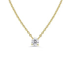 Dainty Single Stone Necklace