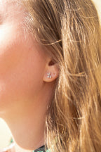 Pearl Cherry Stud Earrings