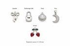 Loo oma charm (ripats) käekett hõbedane