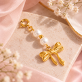 Gold Bow Lip Balm Charm