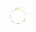 Minimal Heart Chain Bracelet