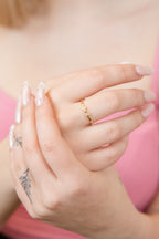 Elegant Gold-Plated Bow Knot Ring