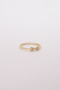 Elegant Gold-Plated Bow Knot Ring