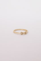 Elegant Gold-Plated Bow Knot Ring