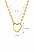 Loo oma charm (ripats) kaelakee kuldne