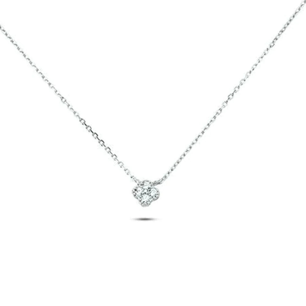 Delicate Clover Pendant Necklace