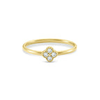 Minimalist Gold-Plated Clover Ring
