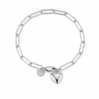 925 Sterling Silver Paperclip Bracelet