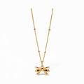 Dainty Bow Tie Bowknot Necklace