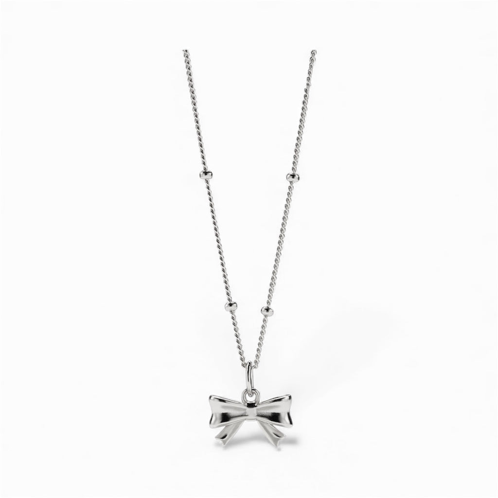Dainty Bow Tie Bowknot Necklace