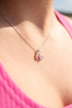 Pink Moon necklace