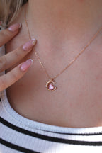Pink Moon necklace