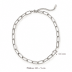 Loo oma charm (ripats) kaelakee hõbedane