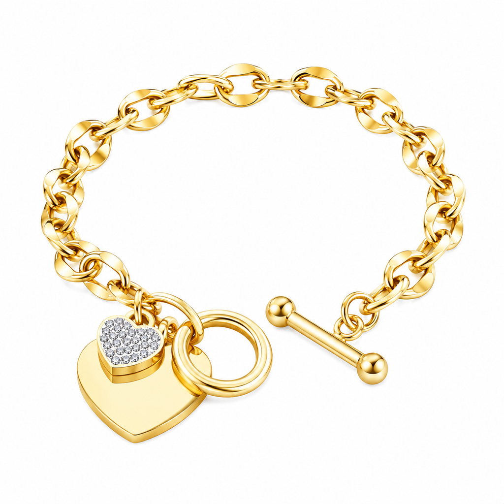 Loo oma charm (ripats) käekett kuldne