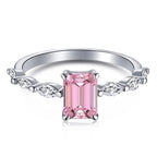 Statement Ring with Bold Square Stone