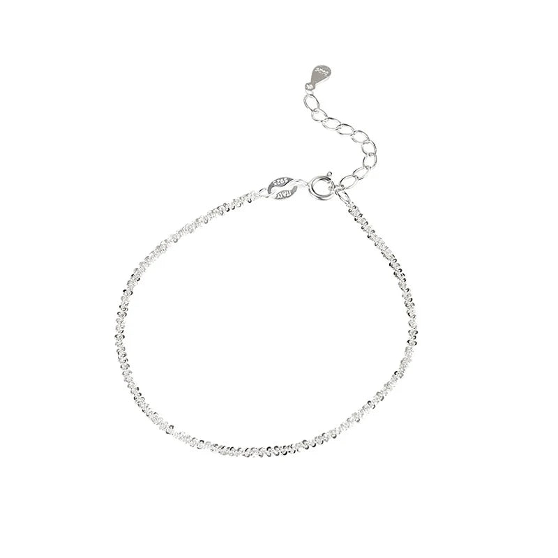 Delicate Shimmer Chain Bracelet