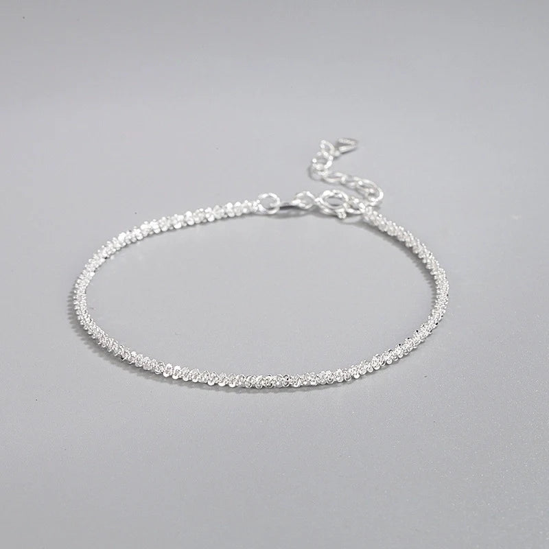 Delicate Shimmer Chain Bracelet