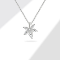 Dainty Maple Leaf Pendant Necklace in 925 Sterling Silver