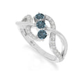London Blue Topaz Infinity Ring