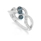 London Blue Topaz Infinity Ring