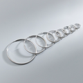 Classic Thin Sleeper Hoop Earrings in 925 Sterling Silver