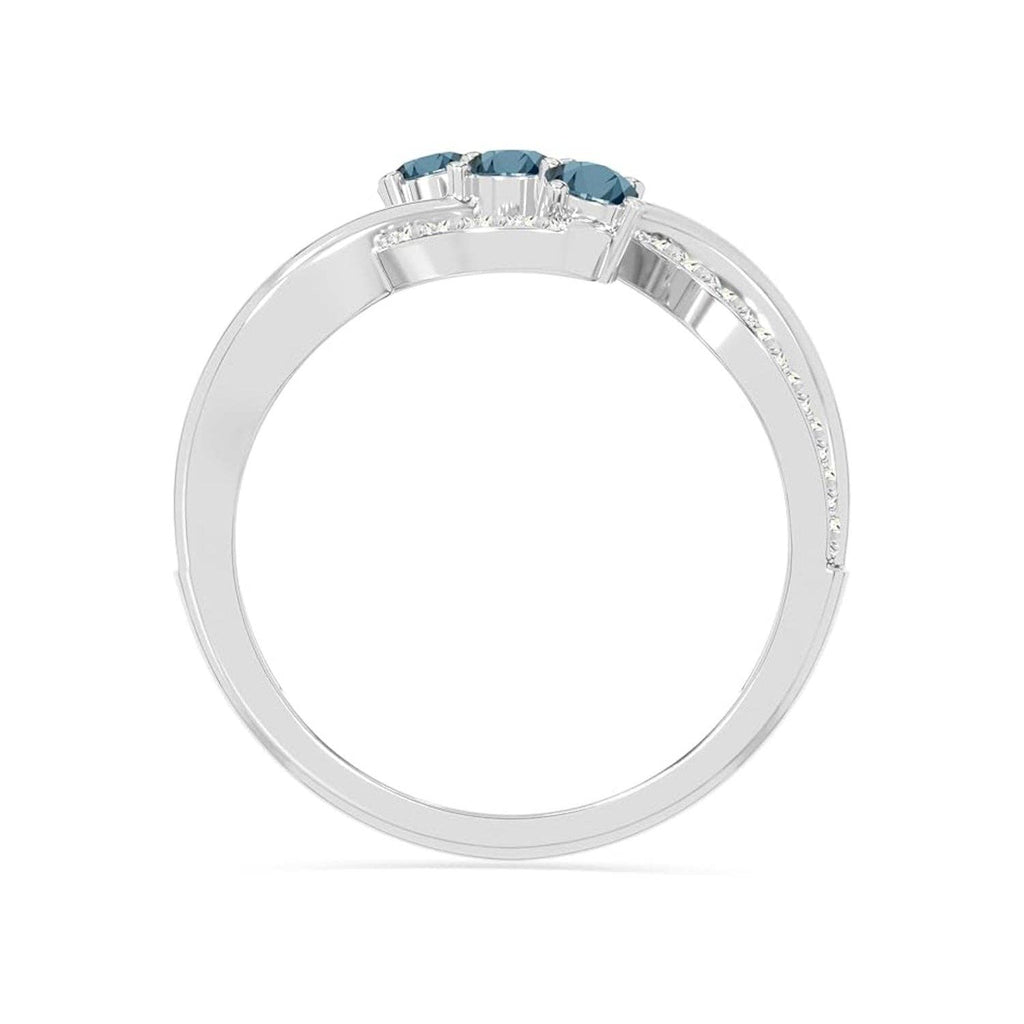 London Blue Topaz Infinity Ring
