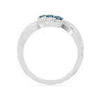 London Blue Topaz Infinity Ring