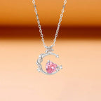 Pink Moon necklace